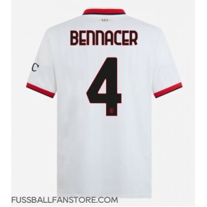 AC Milan Ismael Bennacer #4 Replik Auswärtstrikot 2024-25 Kurzarm